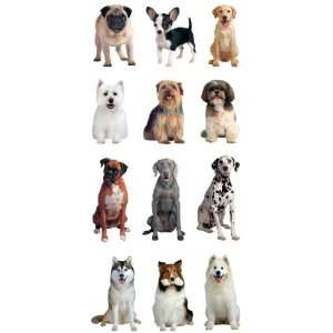  Mini Dogs Scrapbook Stickers: Arts, Crafts & Sewing