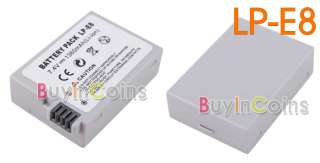 LP E8 LPE8 Battery for Canon T2i EOS 550D X4 1360mAh  