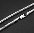 36 3mm Solid Snake Chain Necklace Real 925 Sterling Si
