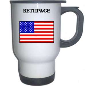  US Flag   Bethpage, New York (NY) White Stainless Steel 