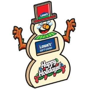  Lowes Build and Grow Snowman Gift Card Holder Kit 