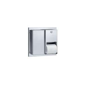  Bradley 5422 Partition Mounted Dual Roll Toilet Tissue 