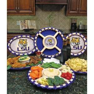 LSU Tigers Ceramic Dinner Plate:  Sports & Outdoors