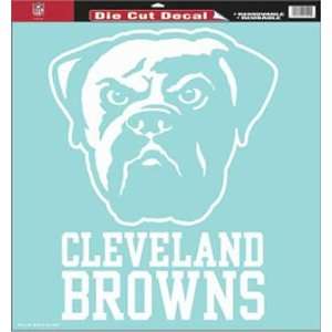  Cleveland Browns Decal   18x18 Die Cut Sports 
