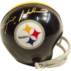 Ernie Holmes Pittsburgh Steelers Autographed Mini Helmet:  