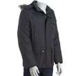 Michael Kors black down convertible faux fur hooded jacket  BLUEFLY 