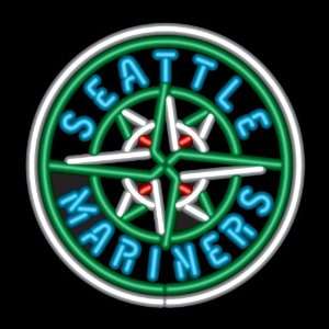 Seattle Mariners Team Logo Neon Sign:  Sports & Outdoors