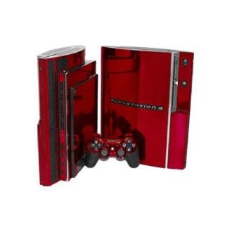   Skin (PS3)   NEW   RED CHROME MIRROR system skins faceplate decal mod