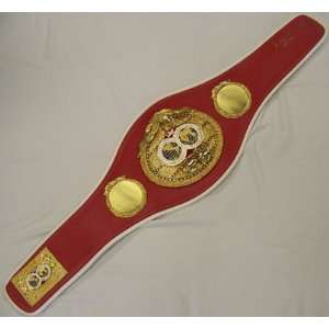   IBF Red & Gold Boxing Championship Belt:  Sports & Outdoors
