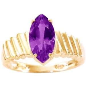   Marquis Gemstone Engagement Ring Amethyst, size7.5 diViene Jewelry