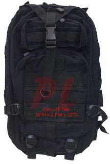 Level III LV3 Molle Assault Pack Backpack   Black  