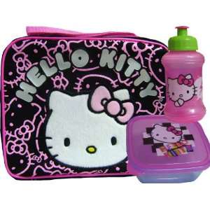  New Hello Kitty Pink Graphics Lunch Box & Container 