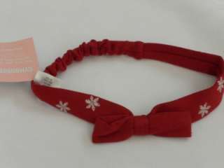 NWT Gymboree Baby SNOW CUTE Crimson Holiday Red Bow Fruffle Snowflake 