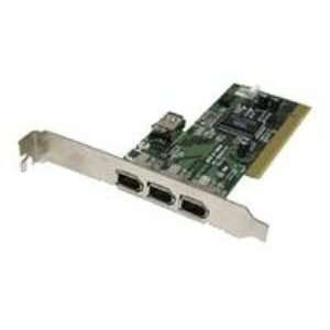  3 Port Firewire PCI Card for desktop: Electronics