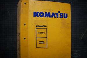 KOMATSU WA320 1 WHEEL LOADER Repair Shop Service Manual  