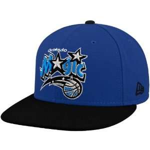  NBA New Era Orlando Magic Royal Blue Black 59FIFTY Primary Logo 