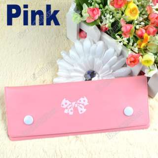   Fashion Pen Pencil Case Pouch Lovely Ribbon Cosmetic 4 Color Option