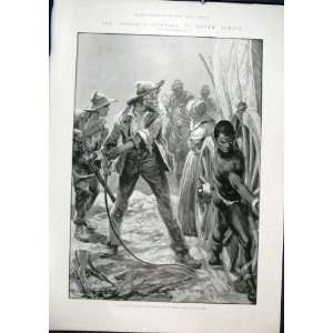  Guerilla Warfare South Africa Boer Natives 1902 Print 
