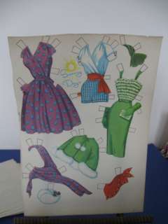   1957 Paper Dolls The Bride and Bridal Party Cut Outs Whitman  