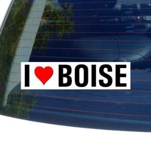  I Love Heart BOISE   Idaho Window Bumper Sticker 