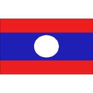  Laos 3x5 Flag