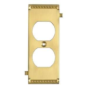  BRASS MIDDLE SWITCH PLATE W1 H4 E.25