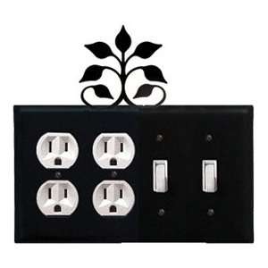 Leaf Fan Combination Cover   Double Outlet With Double 