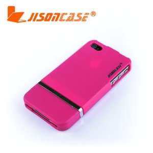  Apple iPhone 4 / 4S SNAP ON RUBBER HOT PINK CASE Hard Case/Cover 