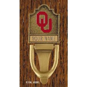    Oklahoma Sooners Personalized Brass Door Knocker