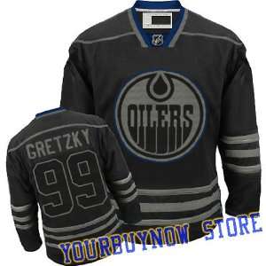  NHL Gear   Wayne Gretzky #99 Edmonton Oilers Black Ice 