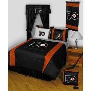 Best Quality Locker Room Drape   Philadelphia Flyers NHL /Color Black 
