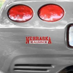  NCAA Nebraska Cornhuskers Alumni Car Decal: Automotive