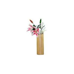  Bamboo54   Set of two bamboo vase natural: Home & Kitchen