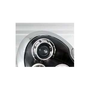   02 06 Mini Cooper Halo Projector Headlights   Black (pair): Automotive