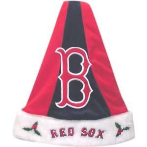  Boston Red Sox Colorblock Santa Hat: Sports & Outdoors