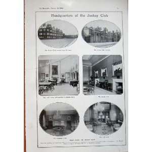  1906 Jockey Club Committee Room Building Card Coffee