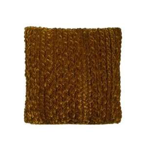  Brown Way   braided velvet pillow
