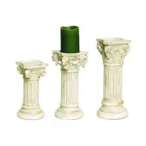  Melrose Roman Candle Holders, Set of 3