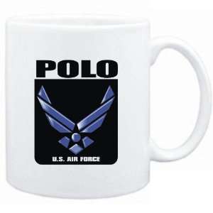    Mug White  Polo   U.S. AIR FORCE  Sports: Sports & Outdoors