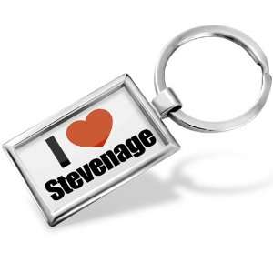 Keychain I Love Stevenage region: East of England, England   Hand 