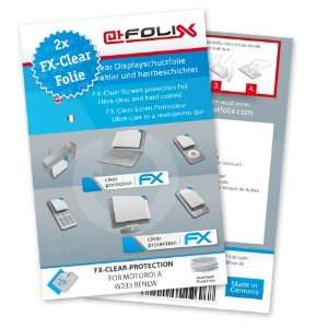 com 2 x atFoliX FX Clear Invisible screen protector for Motorola W233 