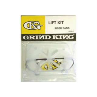  Grind King Trucks Lift Kit Risers soft Clear 1/8 Single 