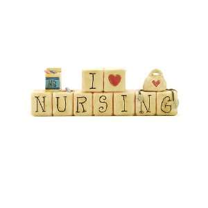  Blossom Bucket Nurse Gift Block I Heart Love Nursing 101 