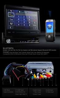 XTRONS D710G CAR DVD GPS BLUETOOTH IPOD TV SD MP3 1DIN  