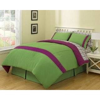 Beverly Hills Polo Club Solid Reversible 3 Piece Twin Comforter Set 