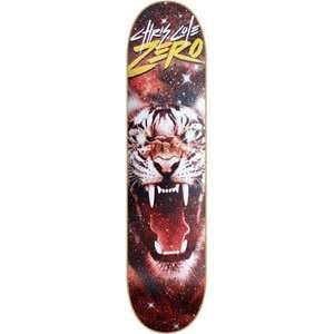 Zero Chris Cole Space Tiger Orange Skateboard Deck:  Sports 