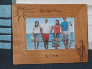 Riviera Maya Picture Frame Personalized Souvenir  