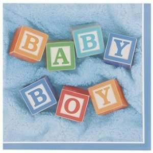  Baby Boy Blocks Napkins Toys & Games