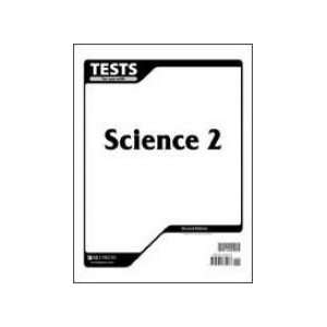   Science 2 Tests for Christian Schools (9781591661078) BJUP Books
