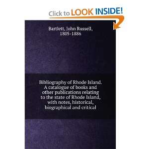  Bibliography of Rhode Island  a catalogue of books and 